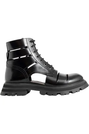 Alexander McQueen Lace-up Boots, female, , Size: 9 US Wander Lace-Up Boots