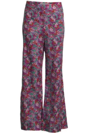Bash Wide Trousers, female, , Size: M Abo Pants - Size 2, Color 181 - Violet