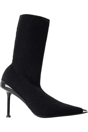 Alexander McQueen Heeled Boots, female, , Size: 9 US Leather boots