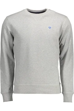 North Sails Sweatshirts, male, , Size: 2XL Cotton Sweater with Logo