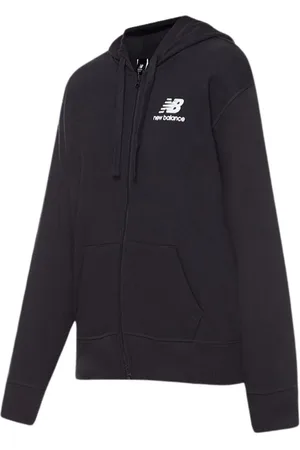 New Balance Hoodies, female, , Size: S Embroidered Full Zip Hoodie