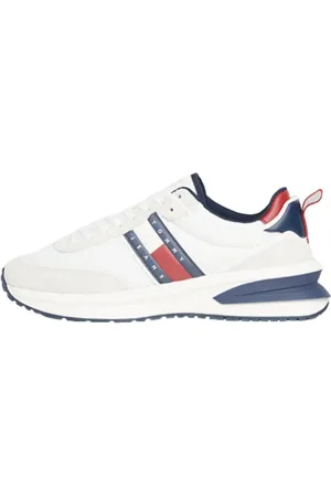Tommy Hilfiger Sneakers, male, , Size: 9 US Leather Outsole Runner Sneakers
