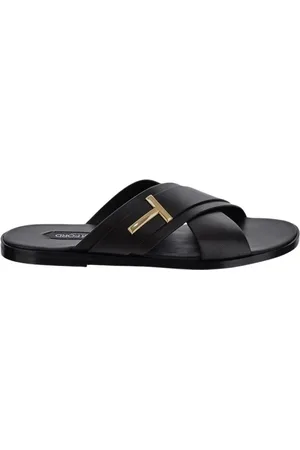 Tom Ford Sliders, male, , Size: 8 US Leather Sandal