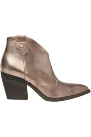 Nero Giardini Cowboy Boots, female, , Size: 8 US Metallic Leather Lunare Low Boots
