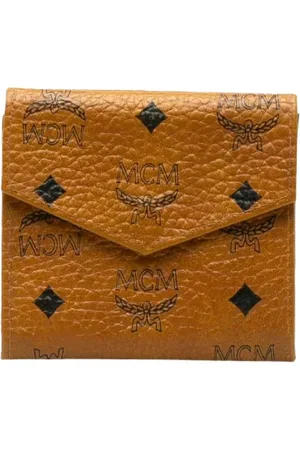 MCM Pre-owned Wallets, female, , Size: ONE SIZE Pre-owned Canvas wallets