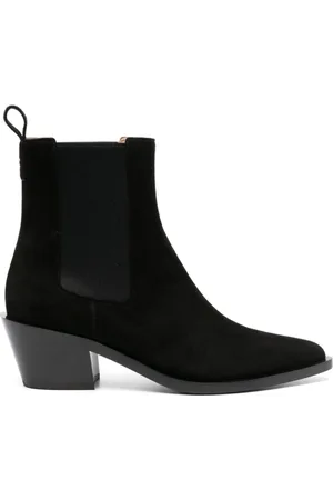 Gianvito Rossi Cowboy Boots, female, , Size: 8 US Suede Cuban Heel Boots