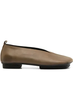 UMA WANG Ballerinas, female, , Size: 7 US Green Flat Slip-On Shoes