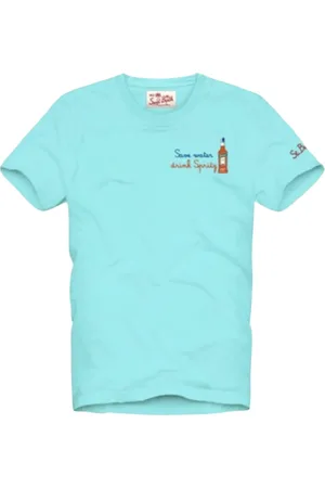 MC2 SAINT BARTH T-Shirts, male, , Size: S Short Sleeve Special Edition Aperol T-shirt