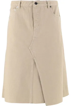 Tory Burch Denim Skirts, female, , Size: 2XS Denim Skirt with Classic Five-Pocket Pattern