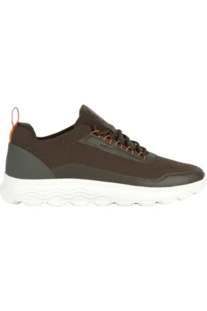 Geox Sneakers, male, , Size: 11 US Casual Khaki Textile Sneakers