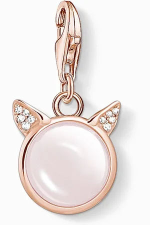 Thomas Sabo Jewellery, female, , Size: ONE SIZE Cat Ear Charm Pendant Rose Gold