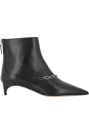 MALONE SOULIERS Heeled Boots, female, , Size: 10 US Leather Pointed Toe Boots
