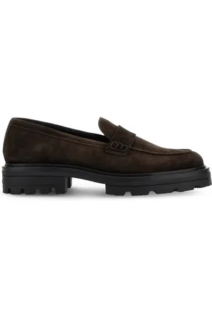 Hogan Loafers, male, , Size: 9 US Saddle Moccasins with Extra-Light Sole