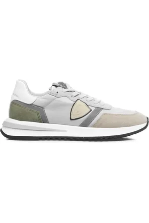 Philippe model Sneakers, male, , Size: 11 US Italian Logo Patch Sneakers