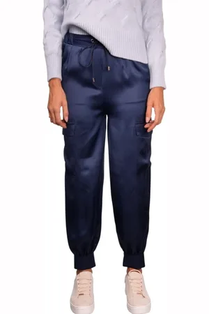 Gran Sasso Sweatpants, female, , Size: L Silk Trousers
