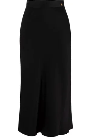 Elisabetta Franchi Midi Skirts, female, , Size: S Fluid Satin Midi Skirt