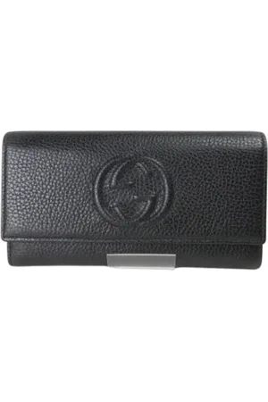 Gucci Pre-owned Wallets, male, , Size: ONE SIZE Pre-owned Leather wallets