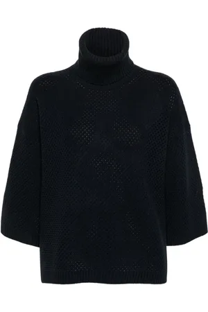 Fabiana Filippi Turtlenecks, female, , Size: S Merino Wool-Silk Sweater