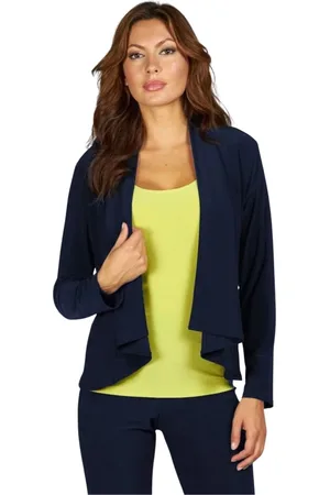 Frank Lyman Cardigans, female, , Size: XL Draped Navy Cardigan