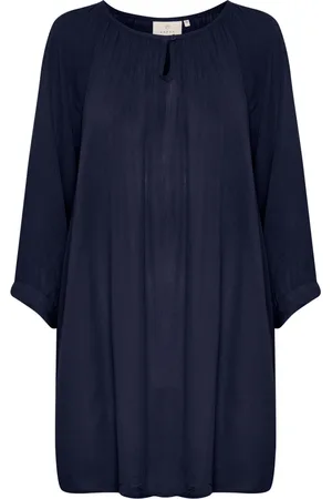 Kaffe Tunics, female, , Size: XS Amber Tunic Top & T-Shirt in Midnight Marine