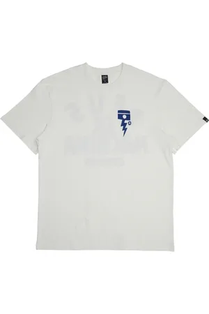 Deus Ex Machina T-Shirts, male, , Size: L Blue Print Box Fit Tee