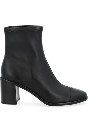 Tory Burch Heeled Boots, female, , Size: 10 US Cap-Toe Heel Ankle Boot