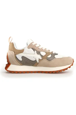W6YZ Sneakers, female, , Size: 8 US Beige Sneakers for Women Urban Style