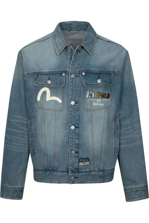 Evisu Denim Jackets, male, , Size: XL Denim Jacket
