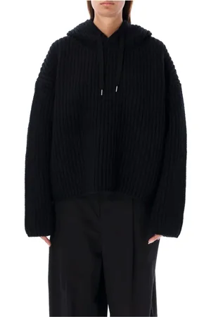 JUNYA WATANABE Hoodies, female, , Size: M Ribbed Knit Oversized Hoodie
