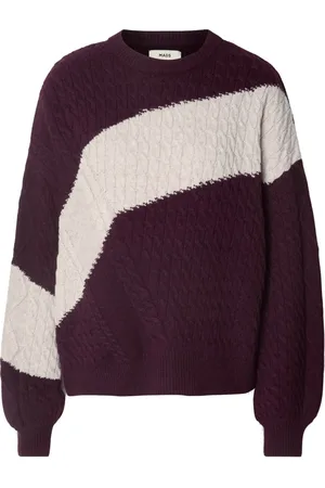 Mads Norgaard Round-neck Knitwear, female, , Size: L Cozy Knit Sweater Rokko Sassafras