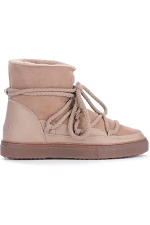 INUIKII Winter Boots, female, , Size: 6 US Brown Suede Sneaker Boots
