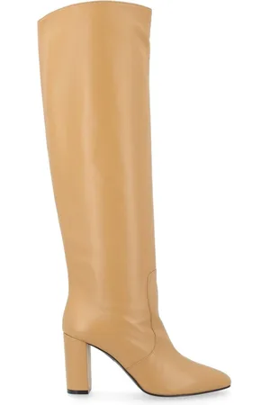 Via Roma High Boots, female, , Size: 9 US Soft Nocciola Tube 770 - Stiv