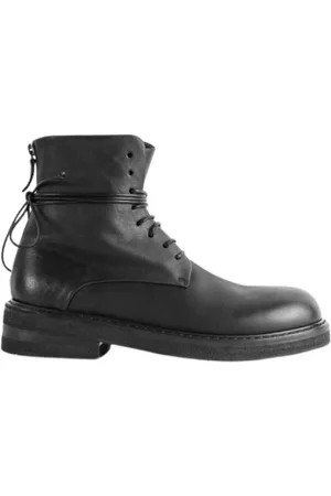 MARSÈLL Lace-up Boots, female, , Size: 12 US Lace-up Boots Rear Zip Closure