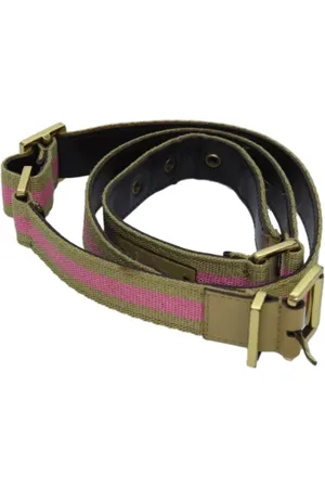 Gucci Pre-owned Belts, female, , Size: ONE SIZE Pre-owned Canvas belts