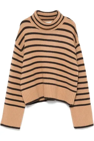 Lisa Yang Cashmere Knitwear, female, , Size: M Striped Cashmere Knitwear Sweater