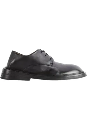 MARSÈLL Laced Shoes, female, , Size: 11 US Leather Derby with Laces