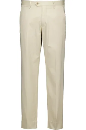 NN.07 Slim-fit Trousers, male, , Size: W33 L34 Ecru Wilhelm Pantalons 1804