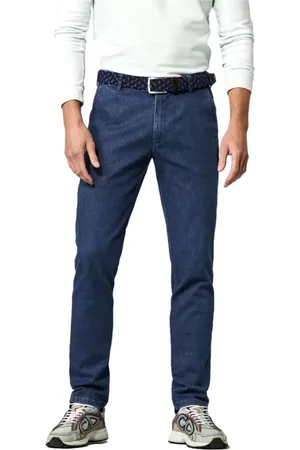 Meyer Slim-fit Jeans, male, , Size: W44 L32 Coolmax Denim Travel Chino Oslo