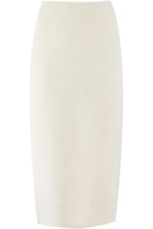 Fabiana Filippi Midi Skirts, female, , Size: XS Elegant Mohair Pencil Skirt