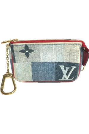 LOUIS VUITTON Pre-owned Wallets, female, , Size: ONE SIZE Pre-owned Denim wallets