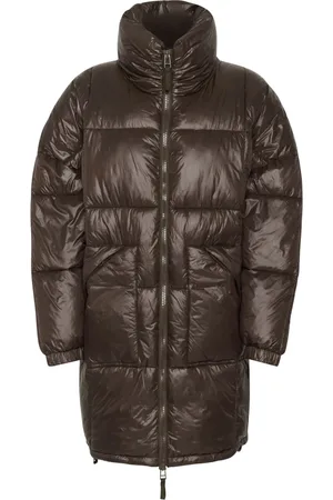 Saint Tropez Parkas, female, , Size: M Quilted Jacket Dark Oak Florinesz Style