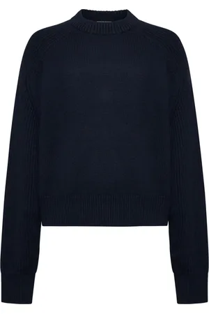 STUDIO NICHOLSON Round-neck Knitwear, male, , Size: S Merino Wool Crew Neck Jumper