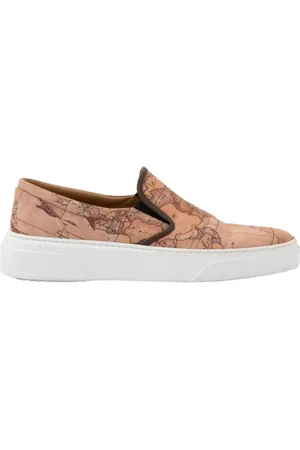 ALVIERO MARTINI 1A CLASSE Sneakers, male, , Size: 11 US Geo Classic Slip-On Sneakers Natural