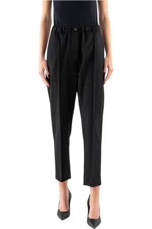 TELA Cropped Trousers, female, , Size: XS Straight Leg Casual Pants