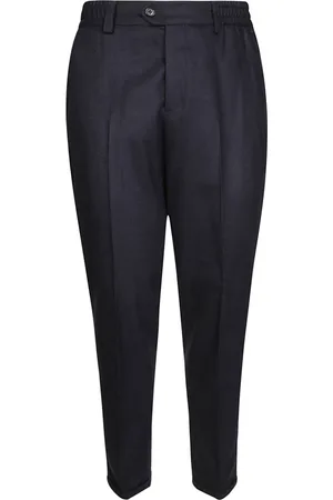 PT01 Slim-fit Trousers, male, , Size: W32 Rebel Wool Brushed Flannel Pants