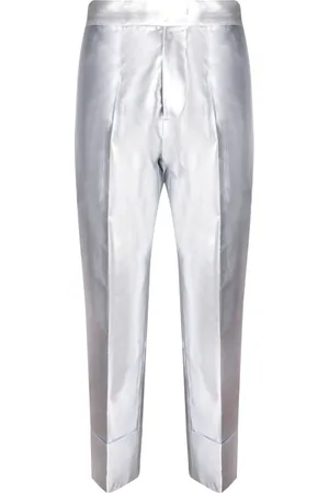 SAPIO Slim-fit Trousers, female, , Size: XS Metallic Trousers