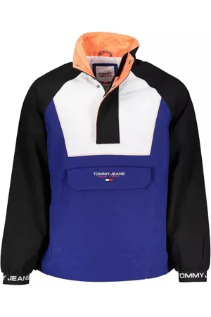 Tommy Hilfiger Light Jackets, male, , Size: L Polyamide Jacket with Embroidery
