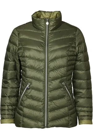 Danwear Down Jackets, female, , Size: L Light Down Jacket with High Collar
