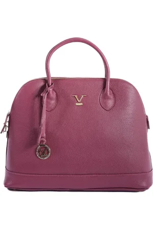 19V69 Italia Handbags, female, , Size: ONE SIZE Stylish Raspberry Leather Handbag