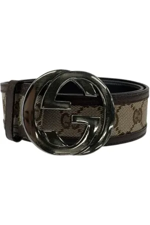 Gucci Pre-owned Belts, male, , Size: ONE SIZE Pre-owned Canvas belts